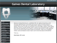 Tablet Screenshot of gaineslab.com